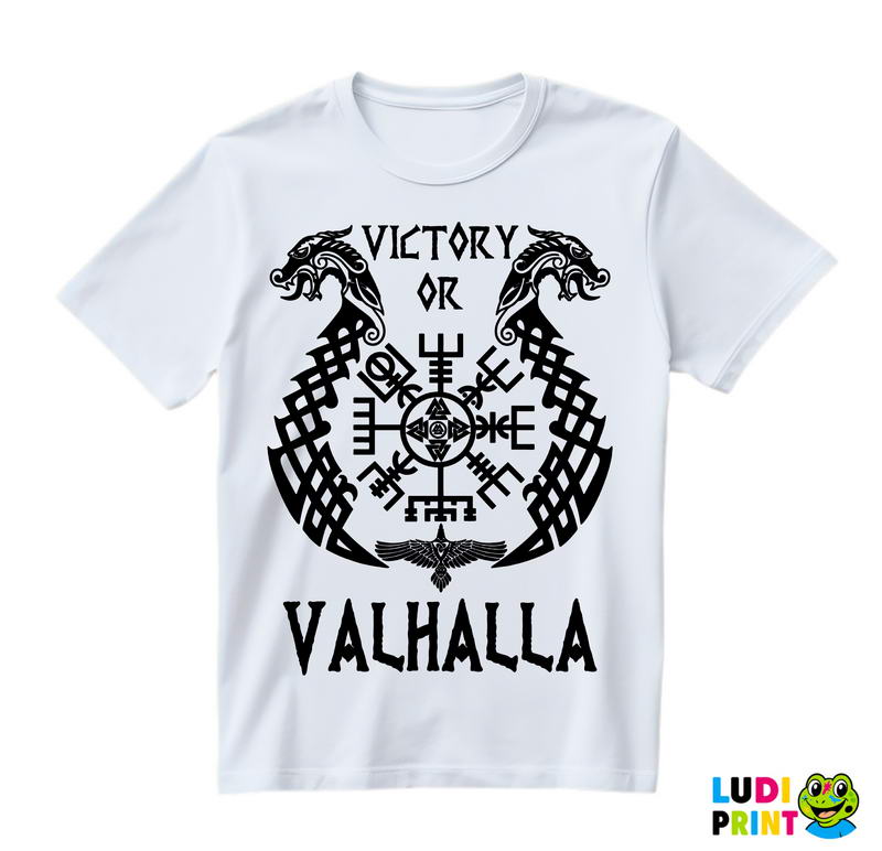 Victory Or Valhalla - Vikings - Majica