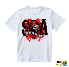 Red Logo - Sons Of Anarchy - SOA - Majica