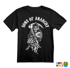 Flag And Reaper - Sons Of Anarchy - SOA - Majica