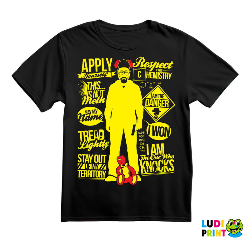 Apply Yourself - Respect The Chemistry - Breaking Bad - Majica