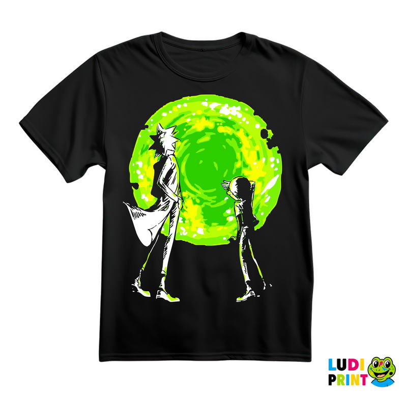 Portal - Rick And Morty - Majica