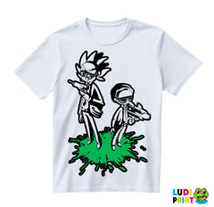 Green Splatter - Rick And Morty - Majica