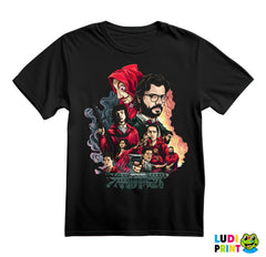 Fire And Smoke Group - La Casa de Papel - Money Heist - Majica