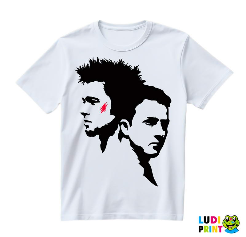 Jack And Tyler - Black Outline - Fight Club - Majica