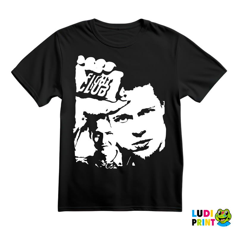 White Outline - Fight Club - Majica