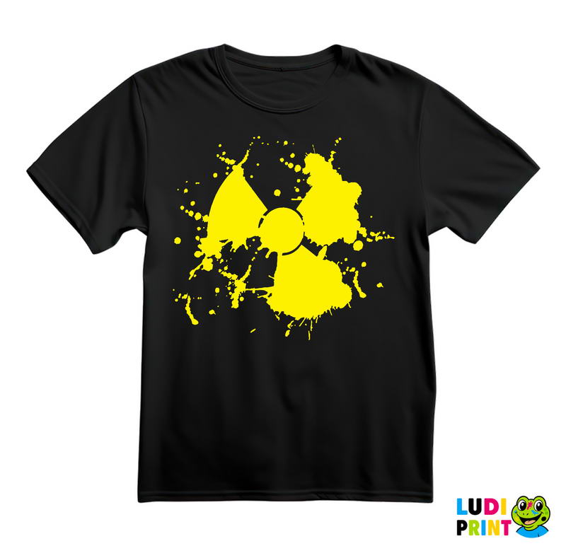 Radiation Sign - Splatter - Chernobyl - Majica