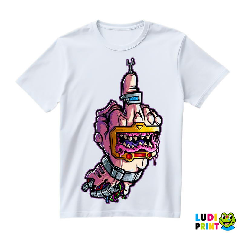 Krang - Middle Finger - Nindža Kornjače - Majica