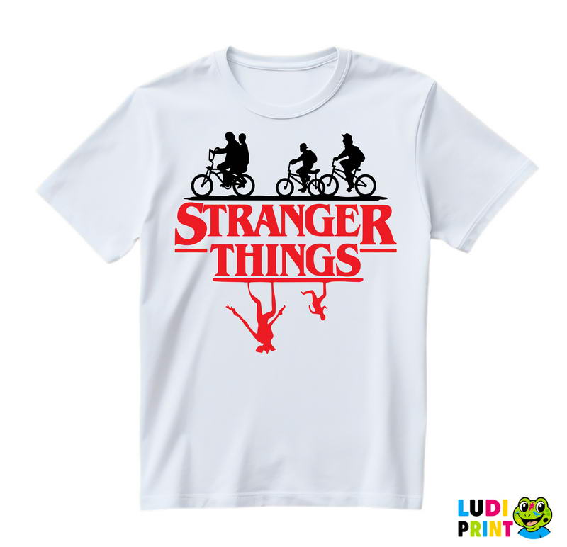 Red Logo - The Upside Down - Stranger Things - Majica