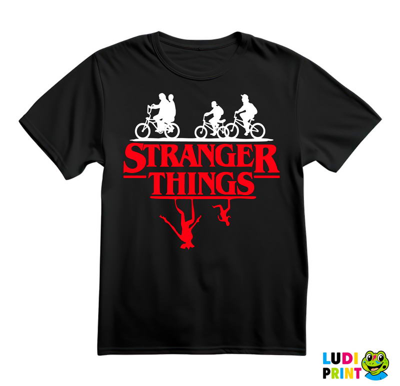 Red Logo - The Upside Down - Stranger Things - Majica