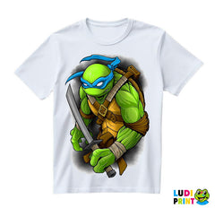 Leo - Black - Nindža Kornjače - Majica