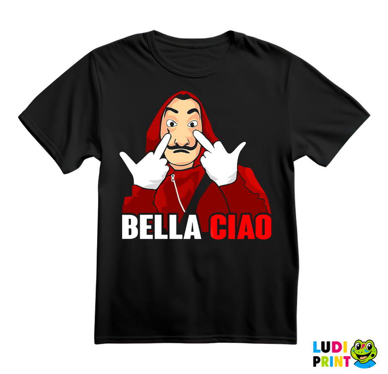 Bella Ciao - Middle Finger - La Casa de Papel - Money Heist - Majica