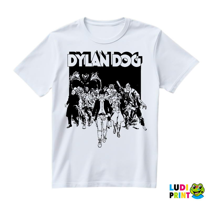 Black Drawing - Dylan Dog - Majica