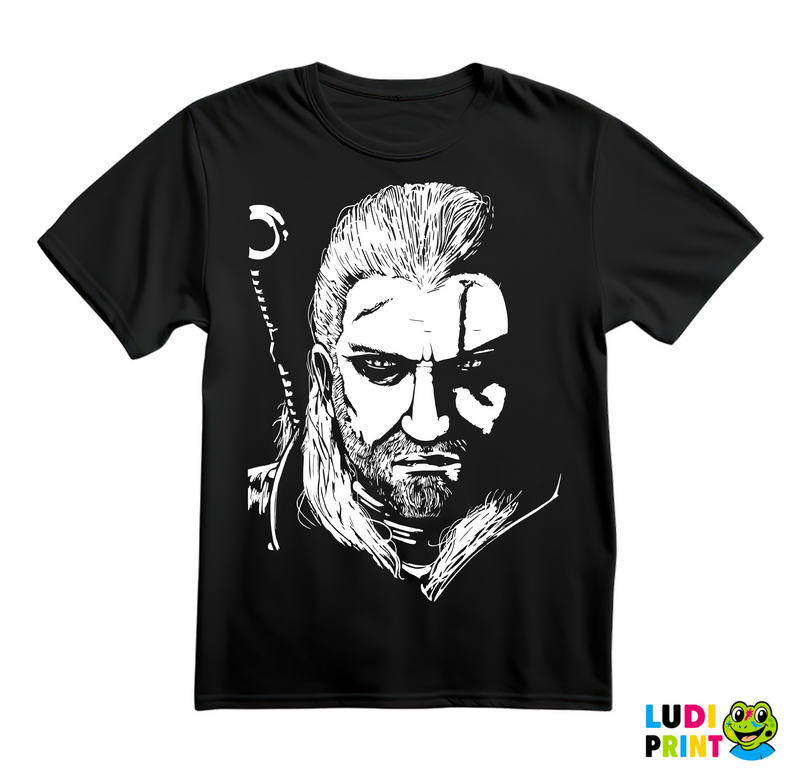 Geralt - Portrait - The Witcher - Majica