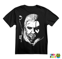 Geralt - Portrait - The Witcher - Majica