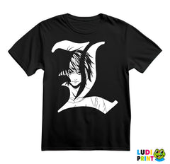 L Inside His Logo - Death Note - Majica