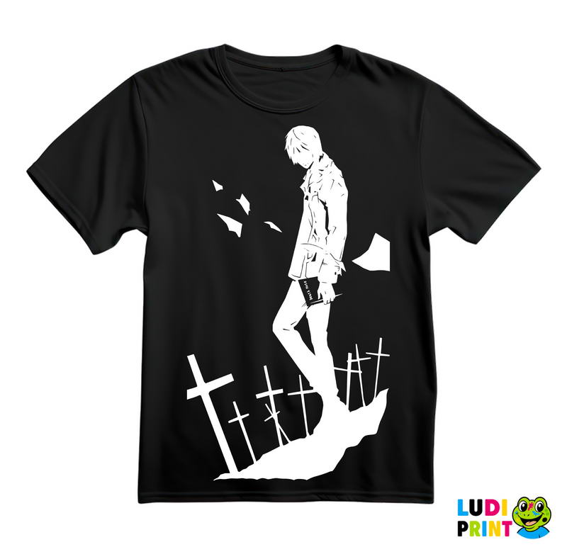 Kira on a Graveyard - Death Note - Majica
