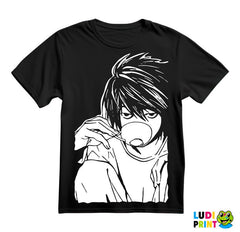 L Dringking Tea - Death Note - Majica