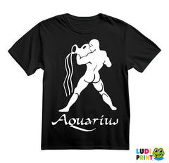 Vodolija - Aquarius - Silhouette - Horoskop - Majica