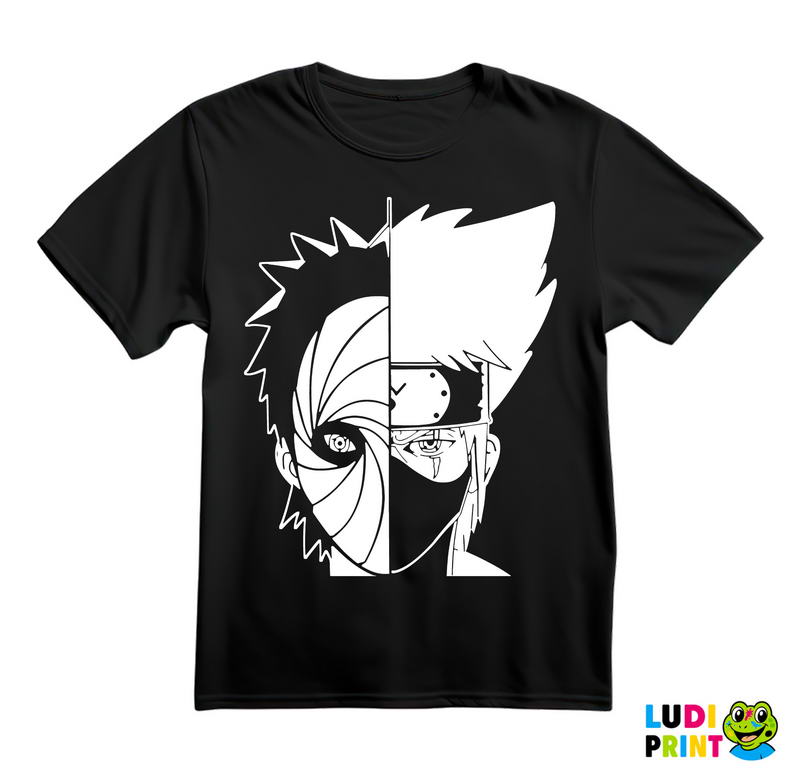 Obito and Kakashi Split - Naruto - Majica
