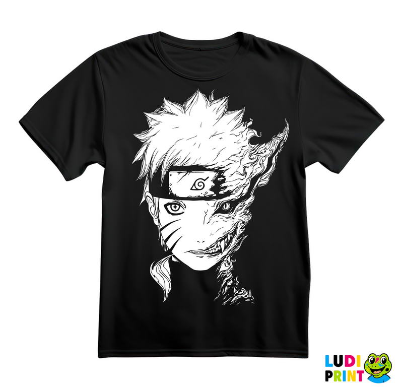 Half Naruto Half Kurama - Naruto - Majica