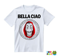 Bella Ciao - Ramones Circle Stars - La Casa de Papel - Money Heist - Majica