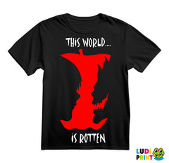 This World is Rotten Light and Ryuk - Death Note - Majica