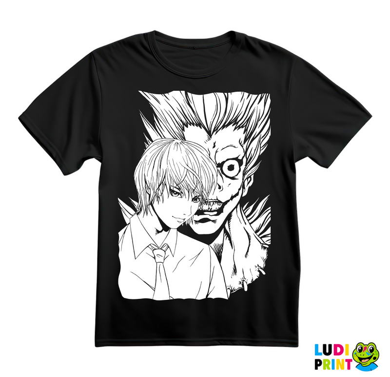 Light and Ryuk Portrait - Death Note - Majica