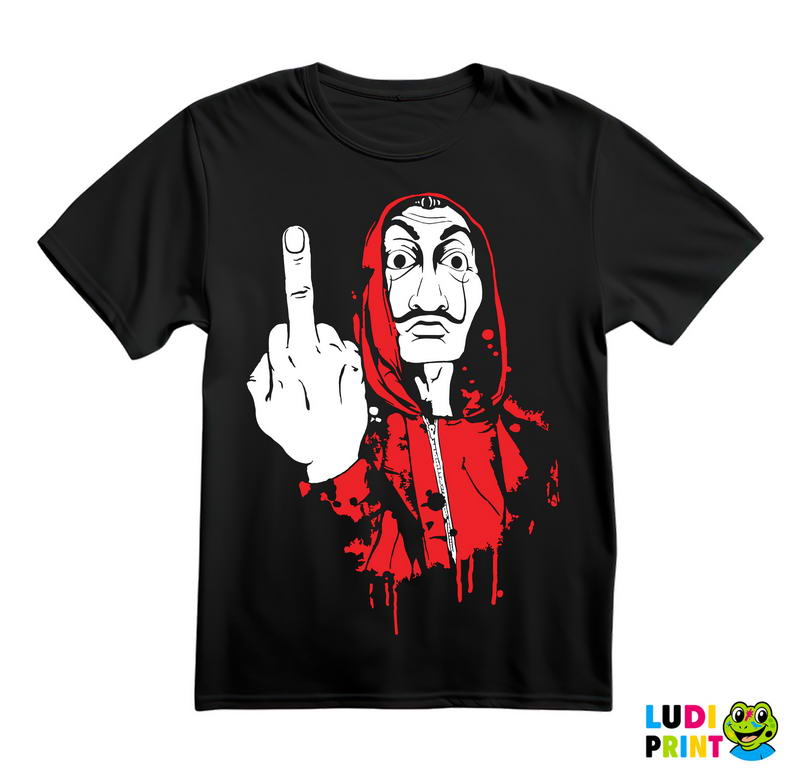 Middle Finger Up - La Casa de Papel - Money Heist - Majica