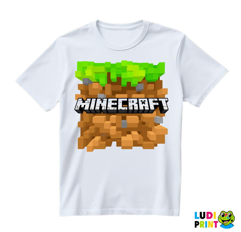 Blocks Logo - Minecraft - Majica