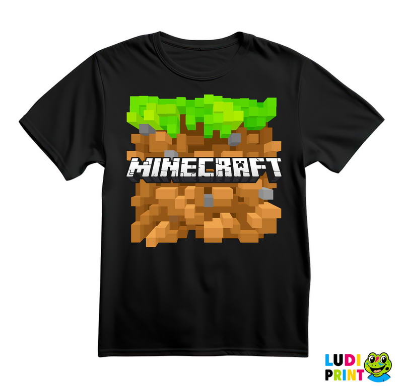 Blocks Logo - Minecraft - Majica
