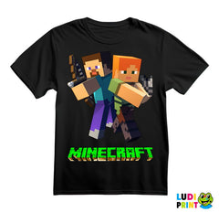 Steve And Alex - Minecraft - Majica