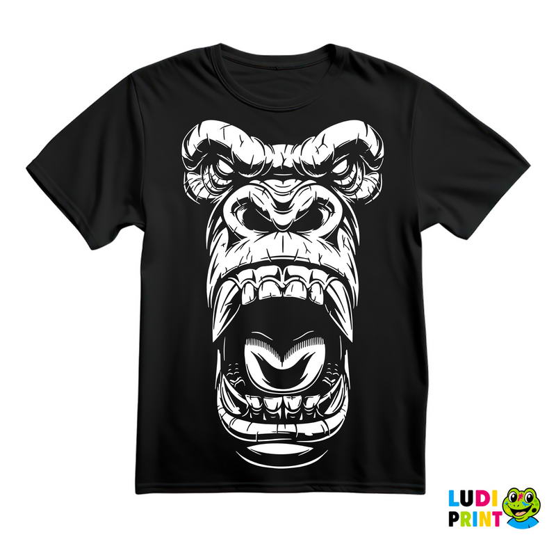 Gorilla Face Portrait - Životinje - Majica