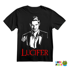 Portrait Lucifer - White And Red - Majica