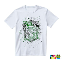 Slytherin Crest Color Splash - Harry Potter - Majica