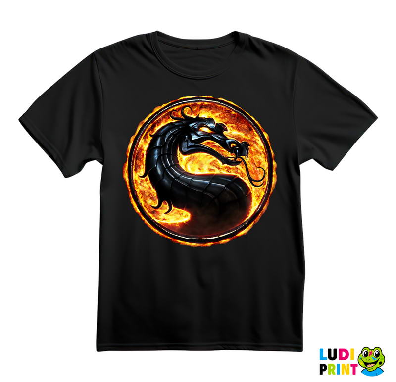 Fire Logo - Mortal Kombat - Majica