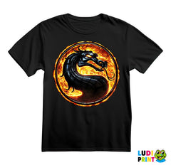 Fire Logo - Mortal Kombat - Majica