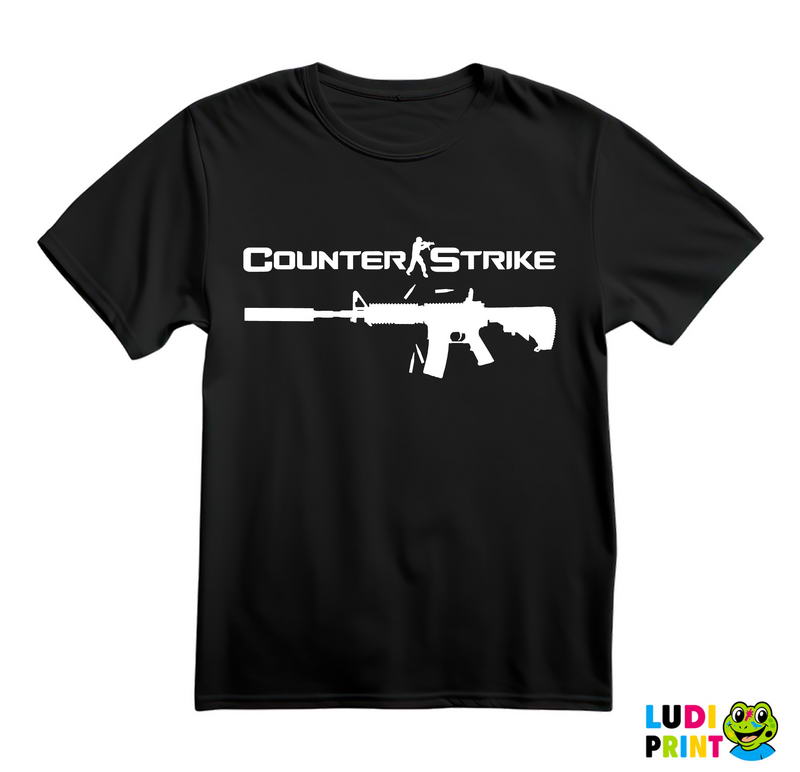Black M16 - Counter - Strike - CS - Majica