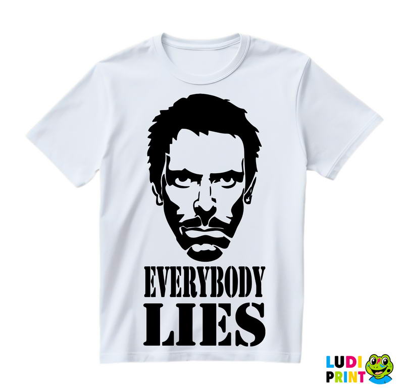 Everybody Lies Face - House - Majica