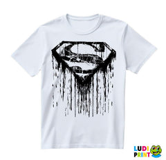 Superman Paint Splash Logo - Superman - Majica