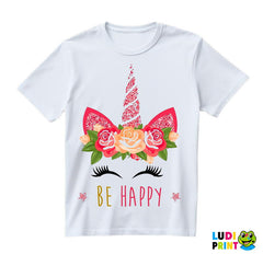 Be Happy - Unicorn - Jednorog - Majica