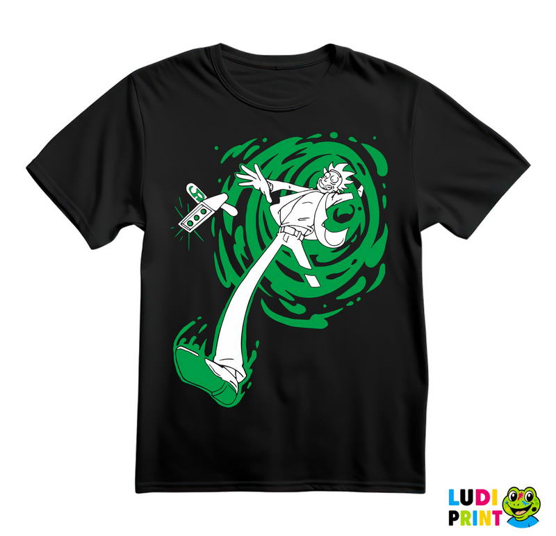 Rick Out Of The Portal - Rick And Morty - Majica