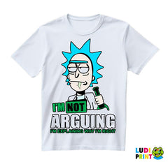 I'm Not Arguing I'm Explaining Why I'm Right Rick Bottle - Rick And Morty - Majica