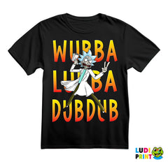 Wubba Lubba Dub Dub With The Portal Gun - Rick And Morty - Majica