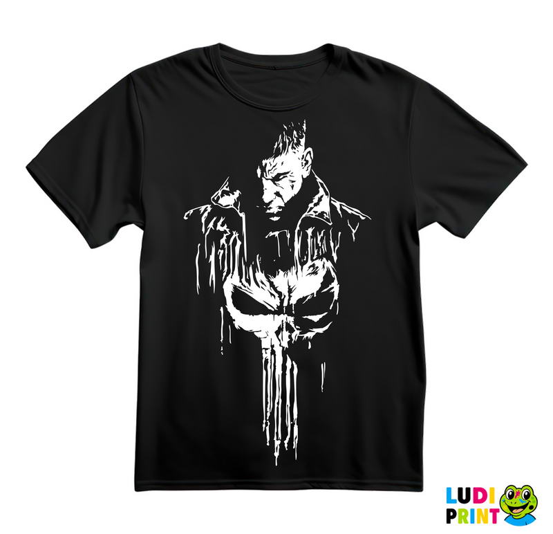 Looking Down Portrait - Punisher - Majica