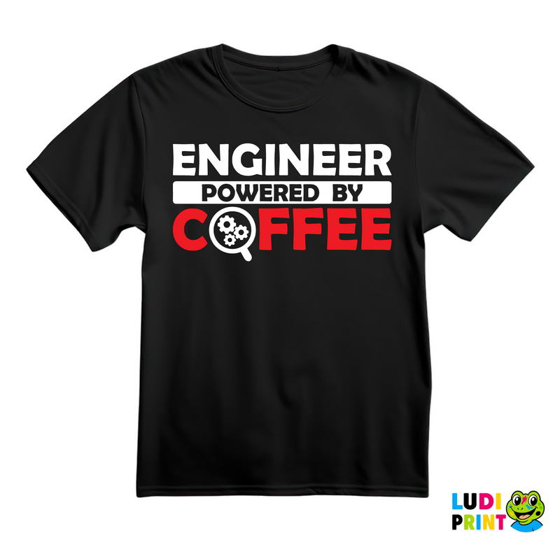 Powered By Coffee - Engineer - Majica