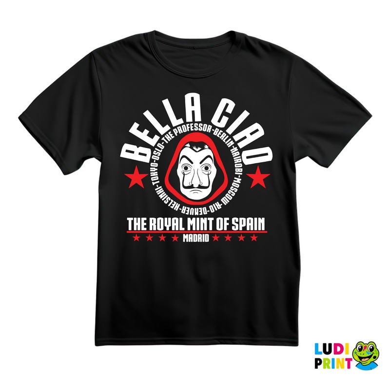 The Royal Mint Of Spain - La Casa de Papel - Money Heist - Majica