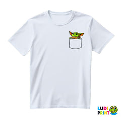 Baby Yoda In A Pocket - Yoda - Mandalorian - Star Wars - Majica