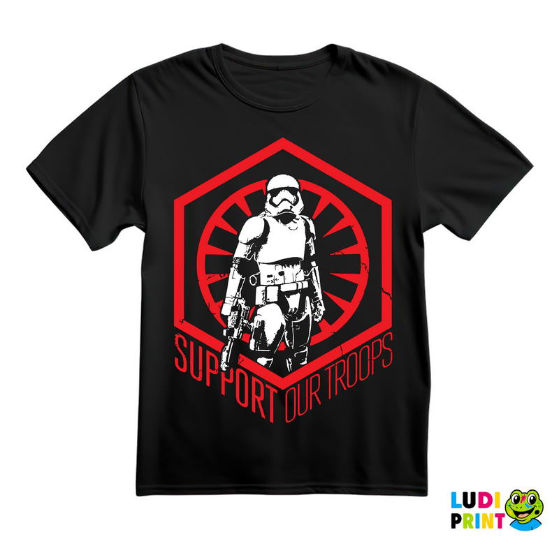 Support Out Troops - Stormtrooper - Star Wars - Majica