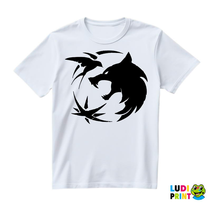 Wolf Sign With Birds - The Witcher - Majica