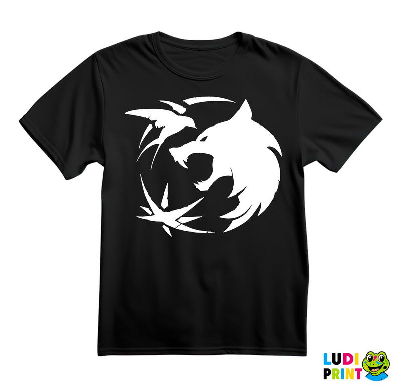 Wolf Sign With Birds - The Witcher - Majica